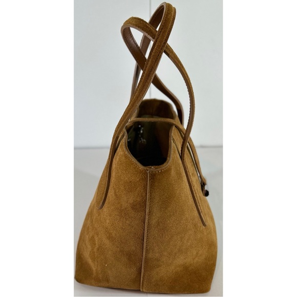 Little Liffner Sprout Tote Mini Chestnut Suede - Picture 5 of 15